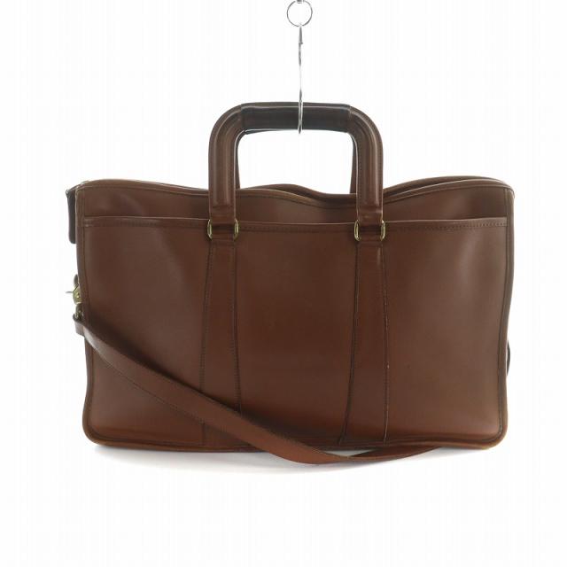 ブラウンのコーチレザービジネスバッグです 専用です。コーチ 革製