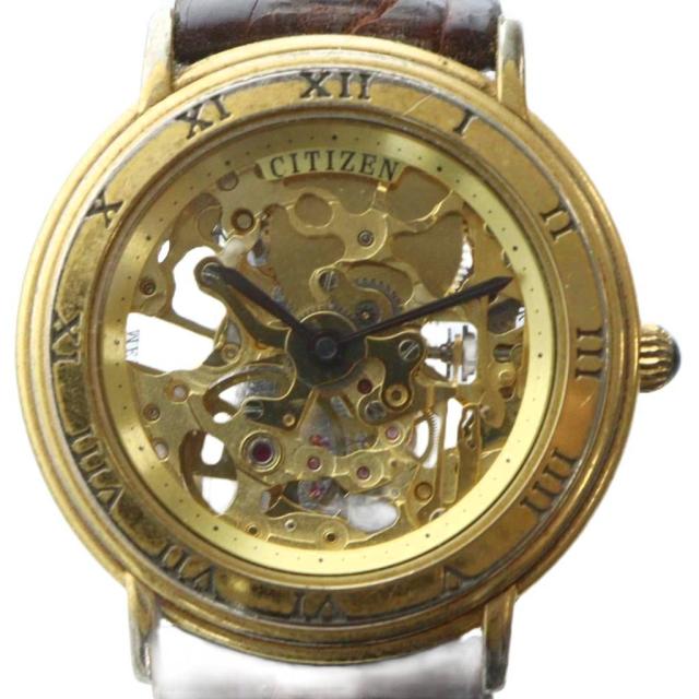 中古】シチズン CITIZEN 腕時計 ウォッチ 手巻き ローマン
