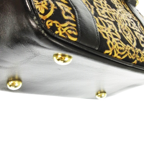 中古】印傳屋 INDEN‐YA INDENYA キナート ハンドバッグ ミニボストン