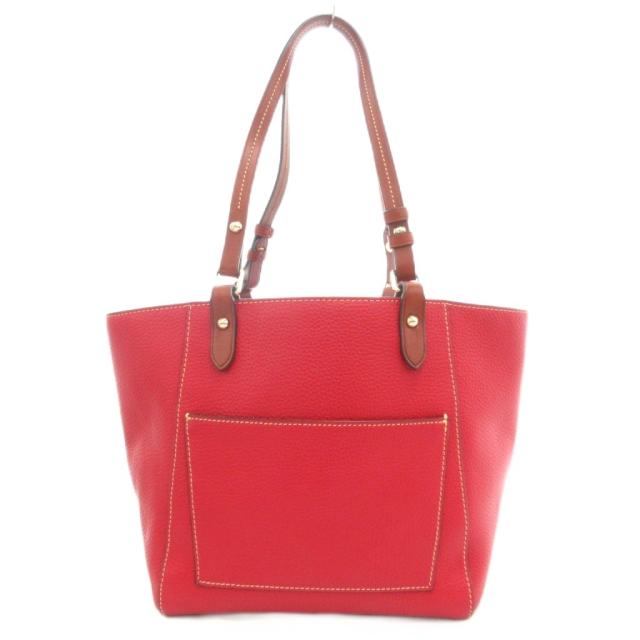 【中古】ドゥーニーアンドバーク DOONEY&BOURKE ハンドバッグ トート 肩掛け レザー 赤 レッド ロゴ /GV ■GY18 中古】ドゥーニーアンドバーク DOONEY&BOURKE ハンドバッグ トート