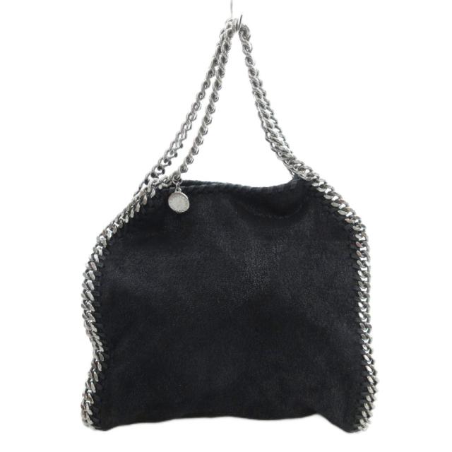 【中古】ステラマッカートニー STELLA McCARTNEY ファラベラ チェーン ショルダーバッグ トート 2WAY 黒 ブラック