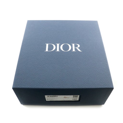 【中古】ディオール Dior B27 HIGH オブリーク スニーカー ハイカット トロッター レザー 35 25.5cm 白 グレー