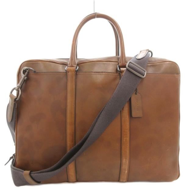 【中古】コーチ COACH 21076 ブリーカー ワイルドビースト Bleecker Wild Beast ブリーフケース ビジネスバッグ