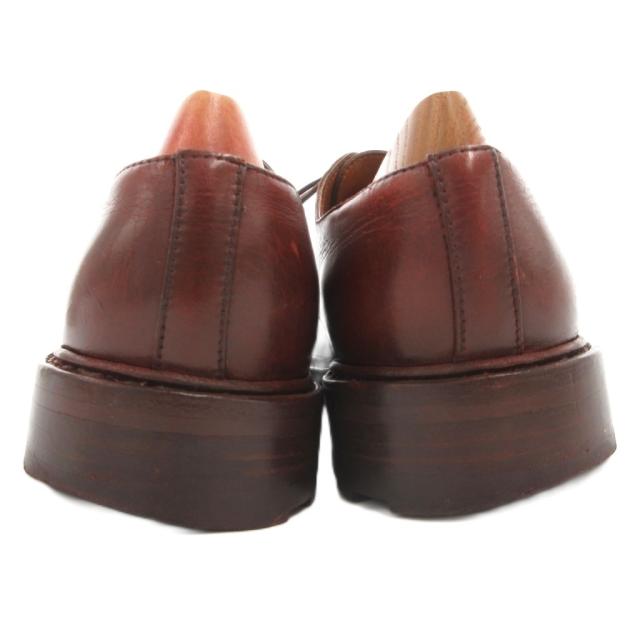 【中古】ジェイエムウエストン J.M.WESTON 597-22 Uチップ レザーシューズ 革靴 レースアップ レザー 5.5E 25.5 茶