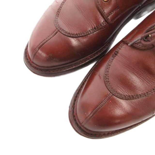 【中古】ジェイエムウエストン J.M.WESTON 597-22 Uチップ レザーシューズ 革靴 レースアップ レザー 5.5E 25.5 茶