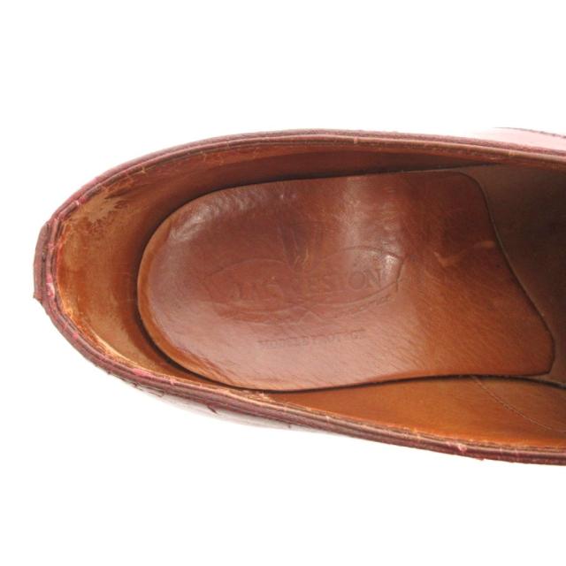 【中古】ジェイエムウエストン J.M.WESTON 597-22 Uチップ レザーシューズ 革靴 レースアップ レザー 5.5E 25.5 茶