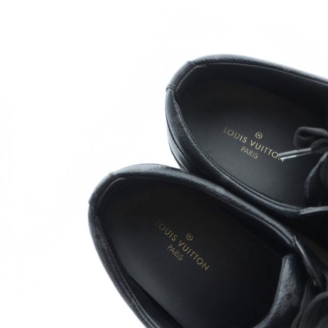 【中古】ルイヴィトン モノグラム エクリプス マッチアップライン ローカット スニーカー 8 26.5cm 黒