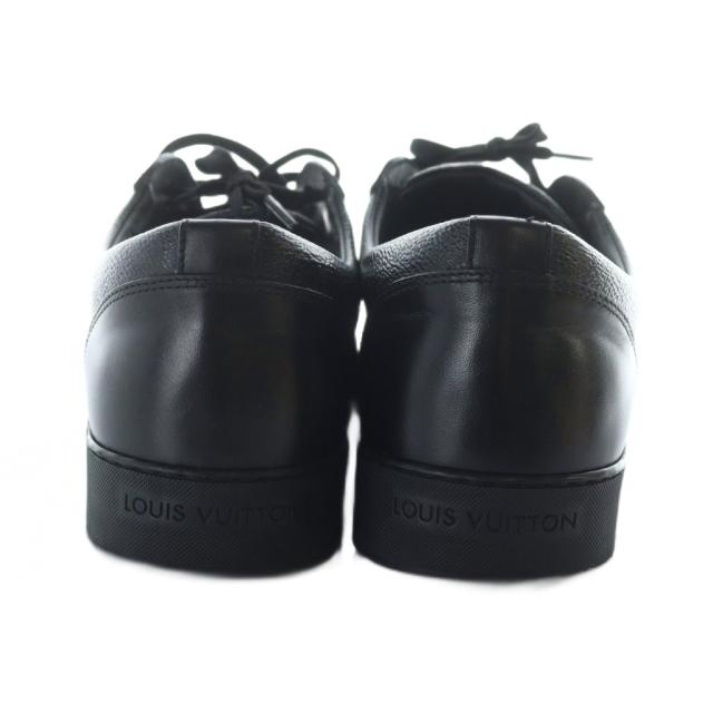 【中古】ルイヴィトン モノグラム エクリプス マッチアップライン ローカット スニーカー 8 26.5cm 黒