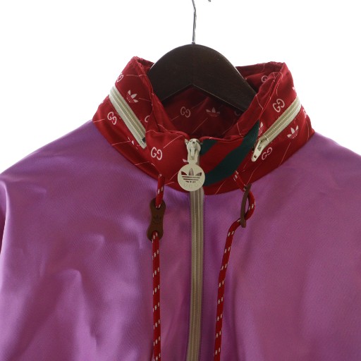 中古】GUCCI adidas 22SS アセテート ナイロン アノラック ジャケット