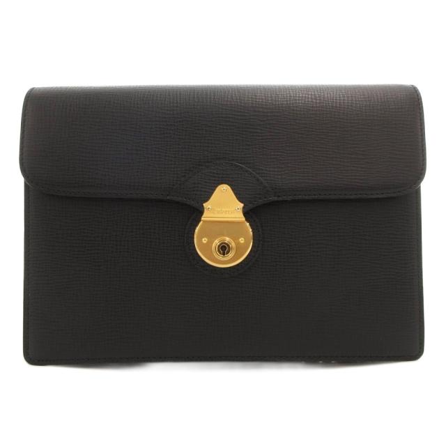 【中古】バーバリーズ Burberrys ヴィンテージ クラッチバッグ セカンド ビジネス ノバチェック 鍵付き ロゴ