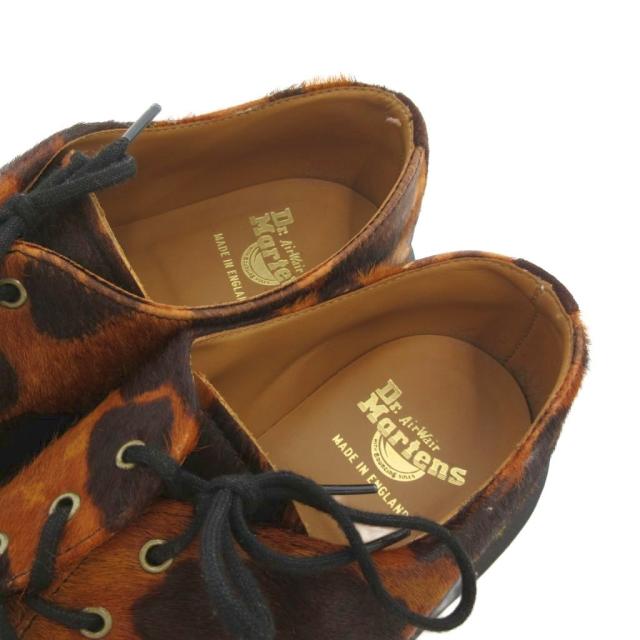 【中古】ドクターマーチン DR.MARTENS MADE IN ENGLAND 1461 3ホールシューズ ハラコ オセロット柄 UK10 茶 中古】ドクターマーチン DR.MARTENS MADE IN ENGLAND 1461 3ホール