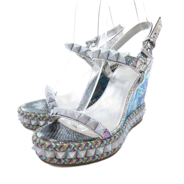 ルブタン ウェッジサンダル スタッズ ルブタン カタクロウ スタッズ