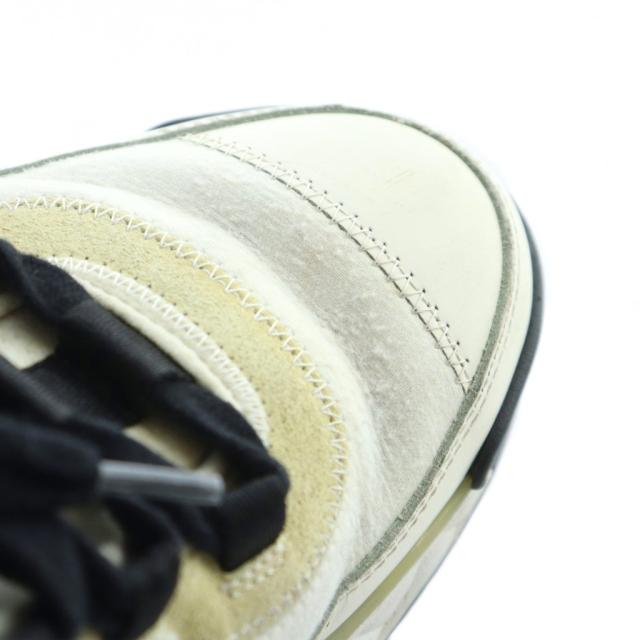 【中古】シャネル CHANEL スニーカー シューズ ココマーク マトラッセソール スエード レザー 39.5 24.5cm 白 G35617