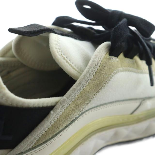 【中古】シャネル CHANEL スニーカー シューズ ココマーク マトラッセソール スエード レザー 39.5 24.5cm 白 G35617