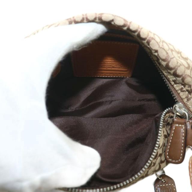 中古】コーチ COACH ハンドバッグ ワンショルダー キャンバス レザー