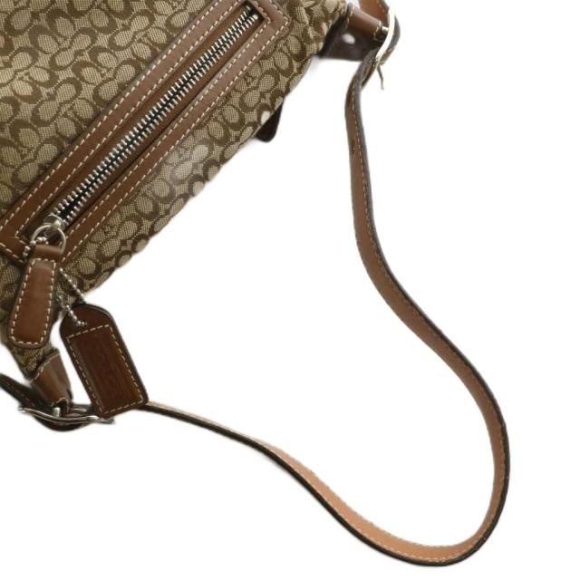 中古】コーチ COACH ハンドバッグ ワンショルダー キャンバス レザー