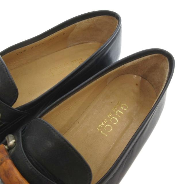中古】グッチ GUCCI バンブービット ローファー モカシン レザー 革