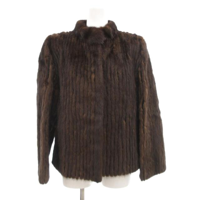 【中古】ジョセフィーヌ Josephine ファーコート 毛皮 ミンク ハーフ丈 11 茶 ブラウン /JS ■GY18 レディース