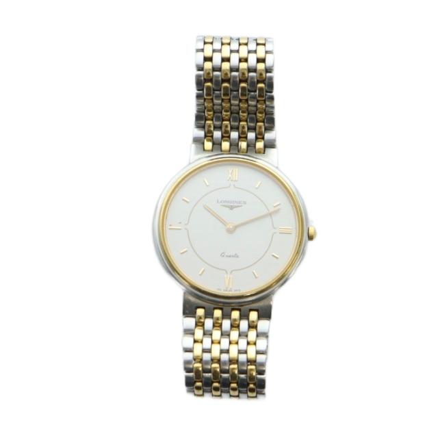 【中古】ロンジン LONGINES ジャンク品 腕時計 ウォッチ クォーツ ロゴ シルバー色 ゴールド色 ■GY11 /MQ_1
