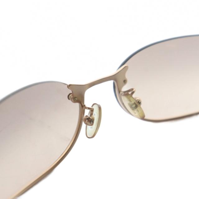 中古】プラダ PRADA サングラス 眼鏡 めがね ハーフリム ロゴ カラー