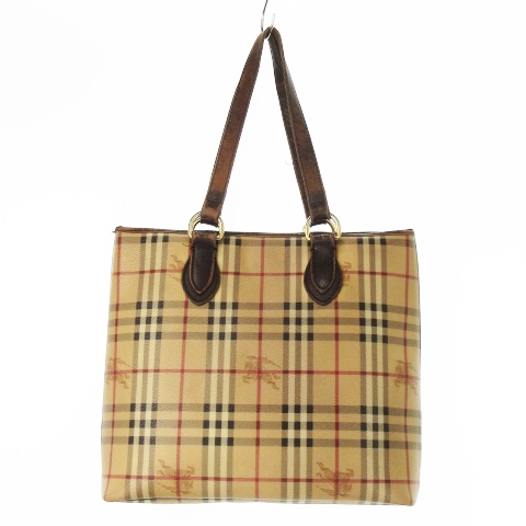 ✨近年モデル✨バーバリー トートバッグ ノバチェック シャドーホース PVC ✨近年モデル✨バーバリー トートバッグ ノバチェック シャドーホース