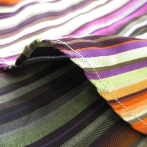 中古】エトロ ETRO ワイシャツ Yシャツ 長袖 コットン ストライプ 総柄