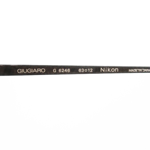 中古】GIUGIARO × Nikon サングラス メタルフレーム グラデーション