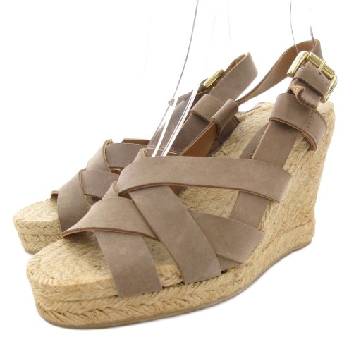 【中古】マークバイマークジェイコブス MARC by MARC JACOBS エスパドリーユ ウエッジソールサンダル スエード 35