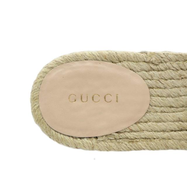 中古】グッチ GUCCI インターロッキングG キャンバス エスパドリーユ