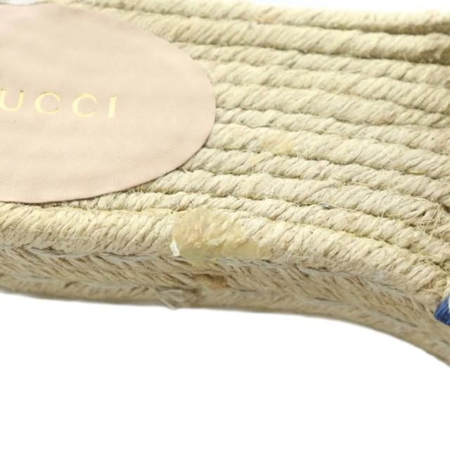 中古】グッチ GUCCI インターロッキングG キャンバス エスパドリーユ