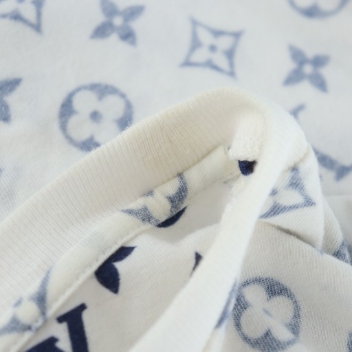 【中古】ルイヴィトン LOUIS VUITTON LVエスカル Tシャツ 半袖 チェーン ロゴ モノグラム ラウンドネック XS 白_5