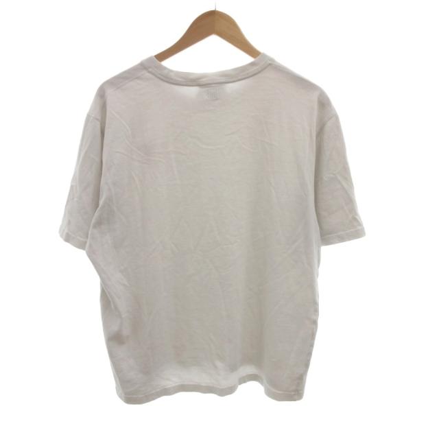 【中古】アミ アレクサンドル マテュッシ ami alexandre mattiussi Tシャツ 半袖 グレー 灰色 ハートロゴ刺繍_1
