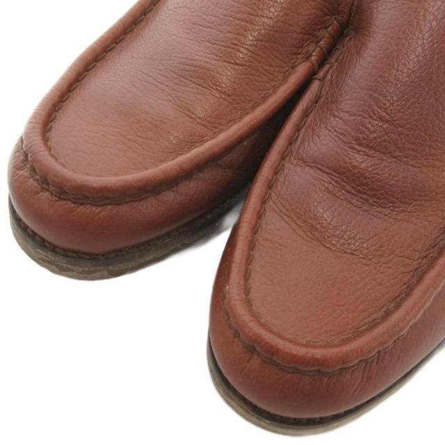 【中古】バーバリー ロンドン BURBERRY LONDON ローファー シューズ レザー 24.5cm 茶 ブラウン