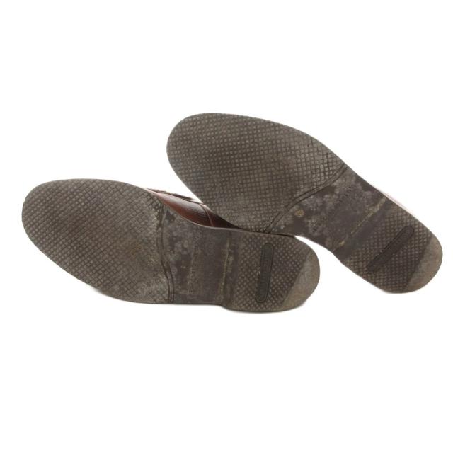 【中古】バーバリー ロンドン BURBERRY LONDON ローファー シューズ レザー 24.5cm 茶 ブラウン