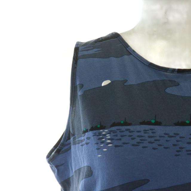 中古】エルメス HERMES OUVRARD&VILLARS ワンピース ノースリーブ ひざ