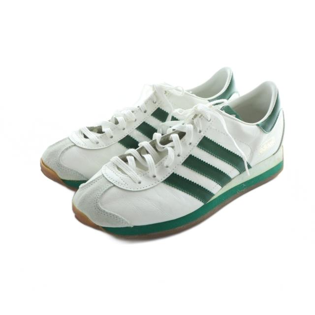 中古】アディダス adidas 97年製 スニーカー シューズ 靴 ロゴ レザー