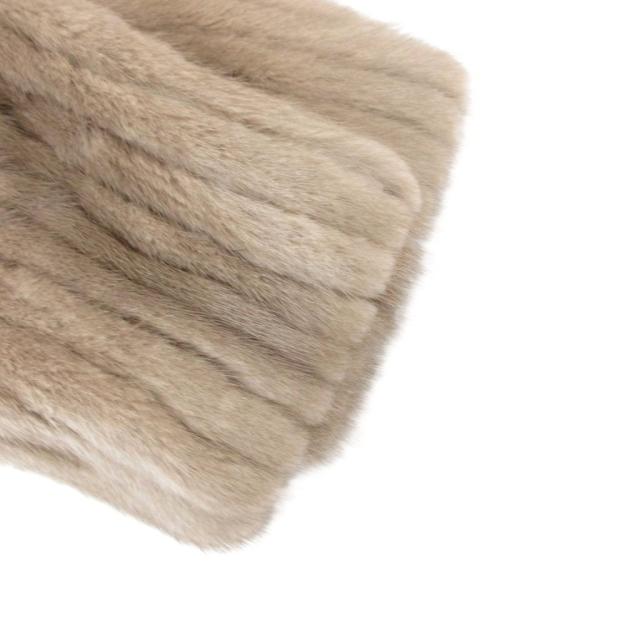中古】ノーブランド ファーコート 毛皮 ミンク ハーフ丈 11 ベージュ