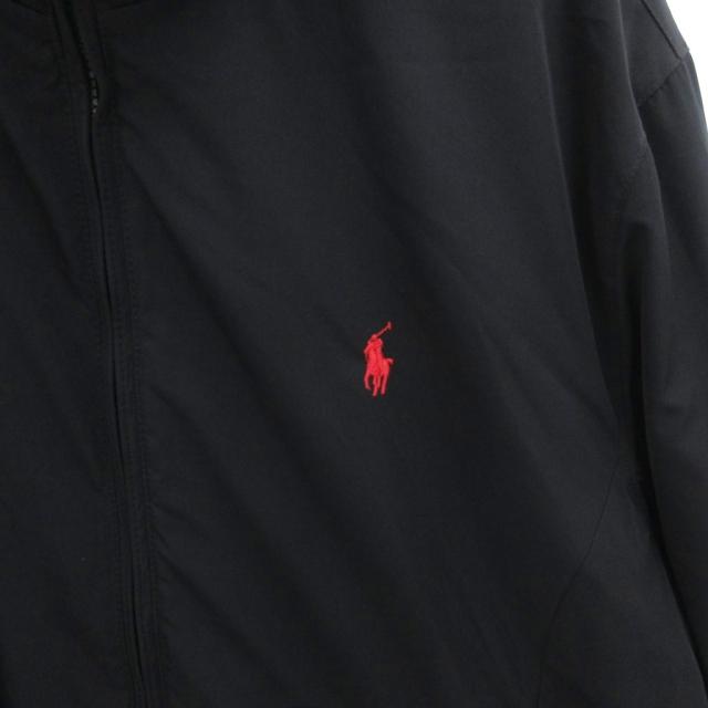 希少 ポロラルフローレン ナイロンブルゾン ジャケット ポニーなし ブラック 日本未発売 Polo Ralph Lauren ナイロンジャケット “BLACK