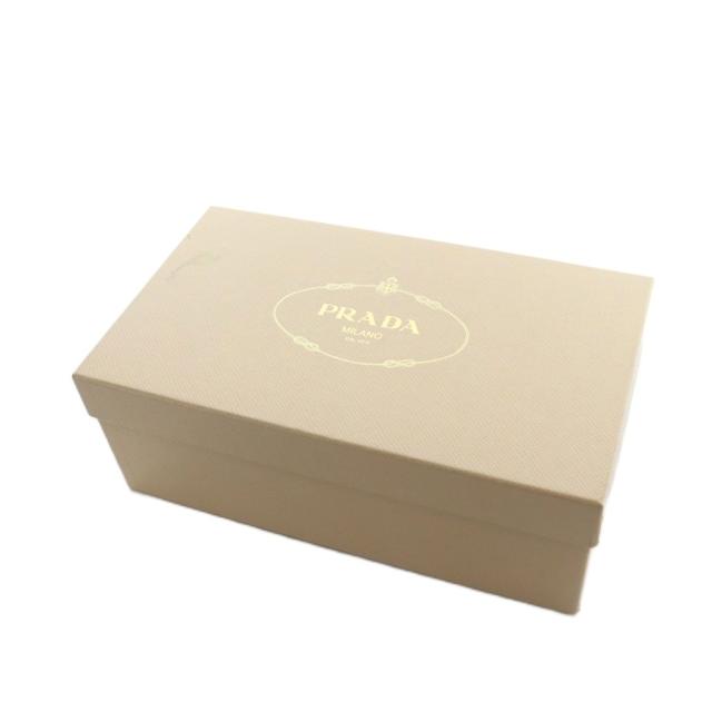 【中古】プラダ PRADA パンプス ハイヒール ロゴ ポインテッドトゥ エナメル 36.5 23.5cm 黄 イエロー