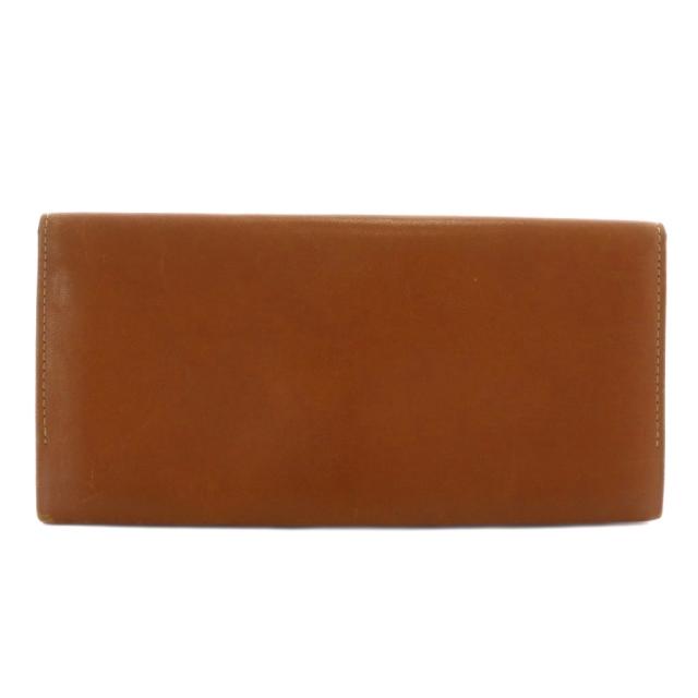 【中古】土屋鞄製造所 土屋鞄 長財布 二つ折り ヌメ革 レザー 茶色 ブラウン /XZ ■GY18 メンズ