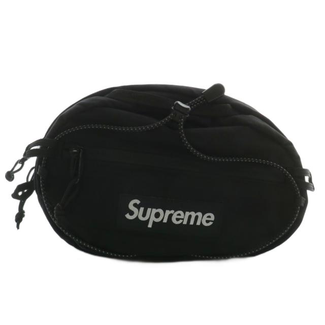 【中古】シュプリーム SUPREME 20AW waist bag ウエストバッグ ボディバッグ ナイロン ロゴ 黒 ブラック