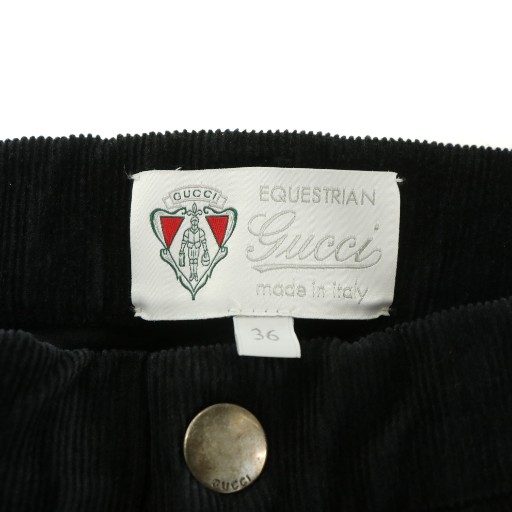 中古】グッチ GUCCI パンツ スキニー コーデュロイ ジップフライ 36 XS