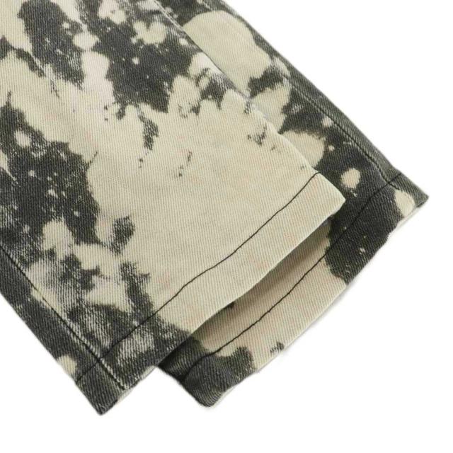 中古】グッチ GUCCI デニムパンツ ジーンズ スキニー ブリーチ加工 花