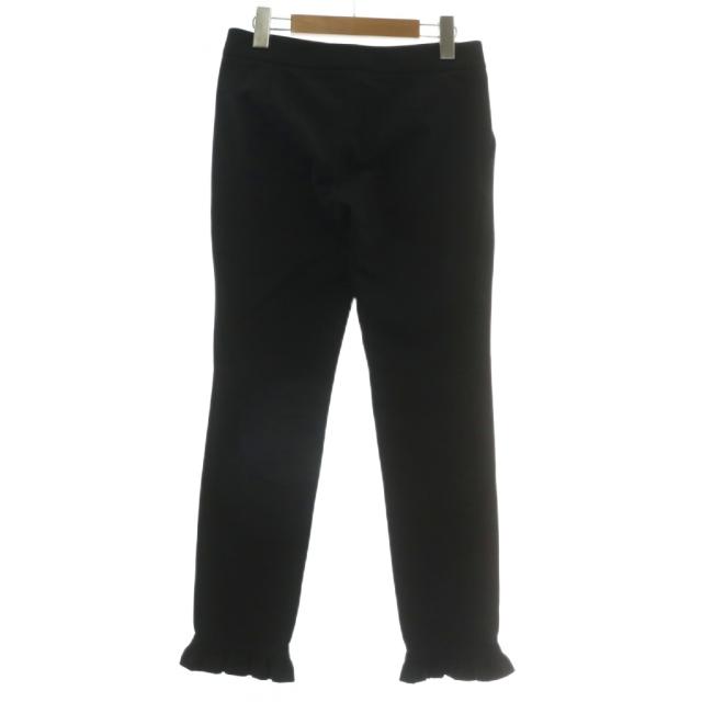 中古】グッチ GUCCI パンツ スラックス 裾フリル 36 S 黒 中古】グッチ GUCCI パンツ スラックス 裾フリル 36 S 黒
