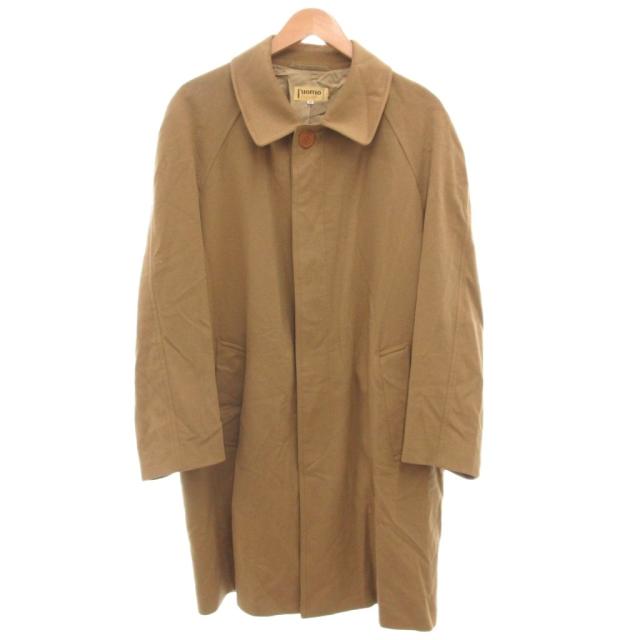 【中古】カマンタ LUOMO KAMANT Loro Piana ロロピアーナ カシミヤ ステンカラー コート ロング イタリア製 50 茶