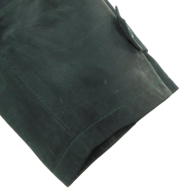 中古】ジリ ZILLI ジリー レザー コート ステンカラー ロング 裏地