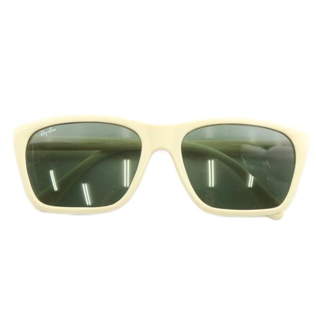 【中古】レイバン RAY BAN BAUSCH&LOMB Cats NO3 ボシュロム 眼鏡 サングラス セルフレーム カラーレンズ アイボリー