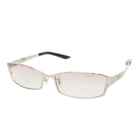 【中古】RAY BAN サングラス メタルフレーム ナロー グラデーションレンズ ロゴ 57 16 140 シルバーカラー RB3326