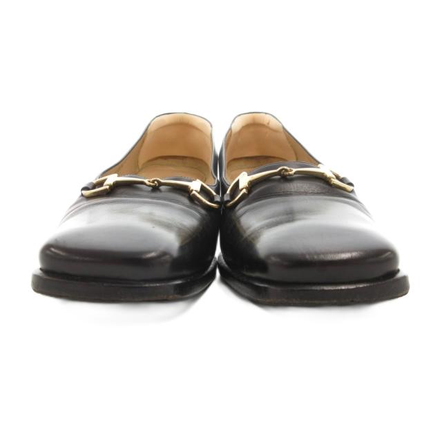 【中古】グッチ GUCCI ホースビットパンプス スクエアトゥ チャンキーヒール レザー 37.5 黒 ブラック 101 1420 /GV 中古】グッチ GUCCI ホースビットパンプス スクエアトゥ チャンキー