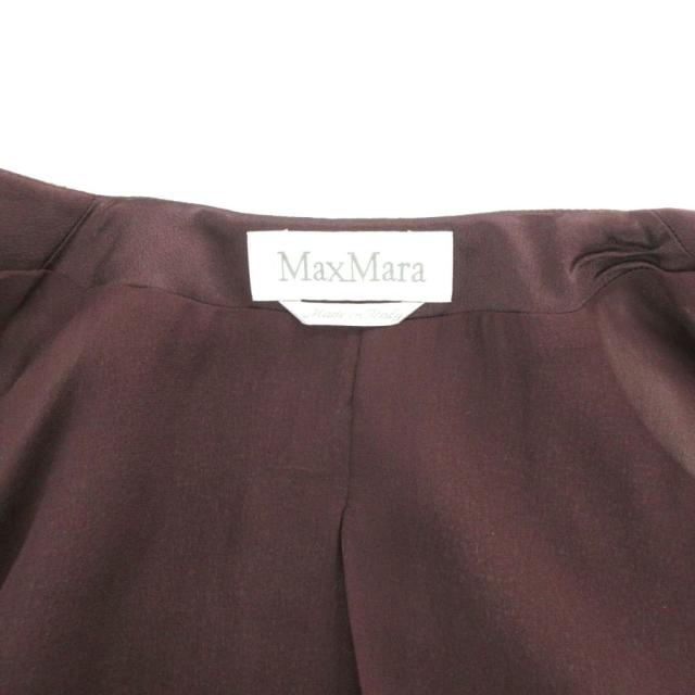 中古】マックスマーラ MAX MARA 美品 白タグ ノーカラージャケット